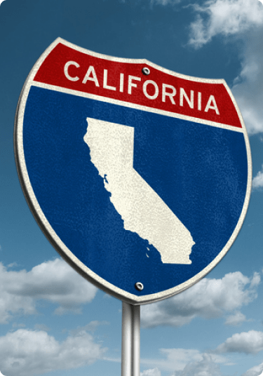 California Road Sign
